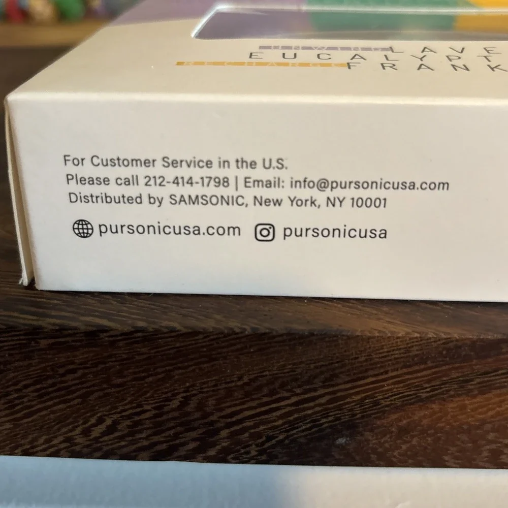 3 PACK Pursonic‎ Essential Oils with Therapeutic Grade 100% Natural